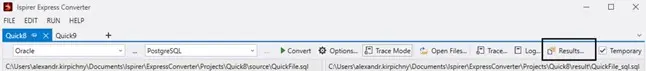 Express Converter Button