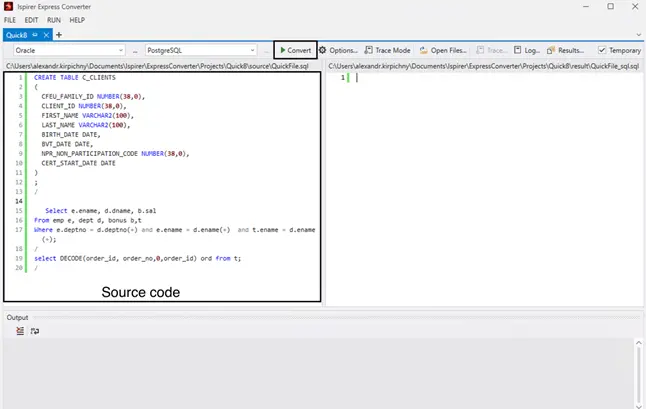 Express Converter Source Code