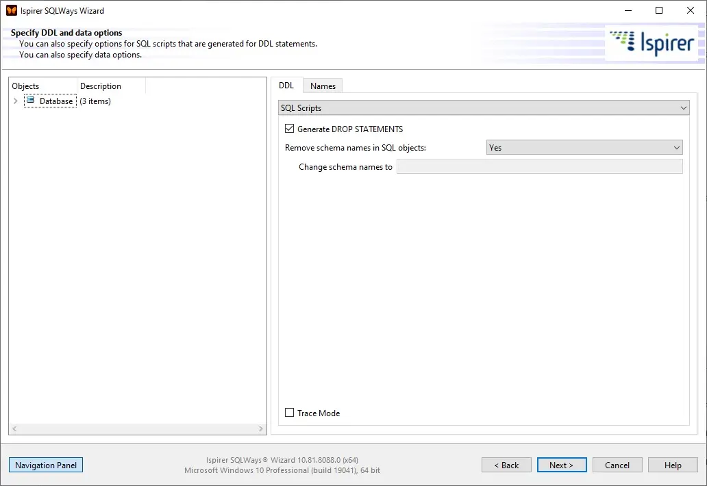 Conversion options