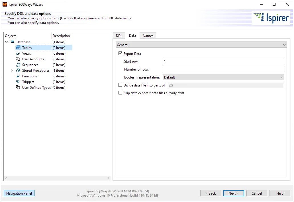 Data migration option