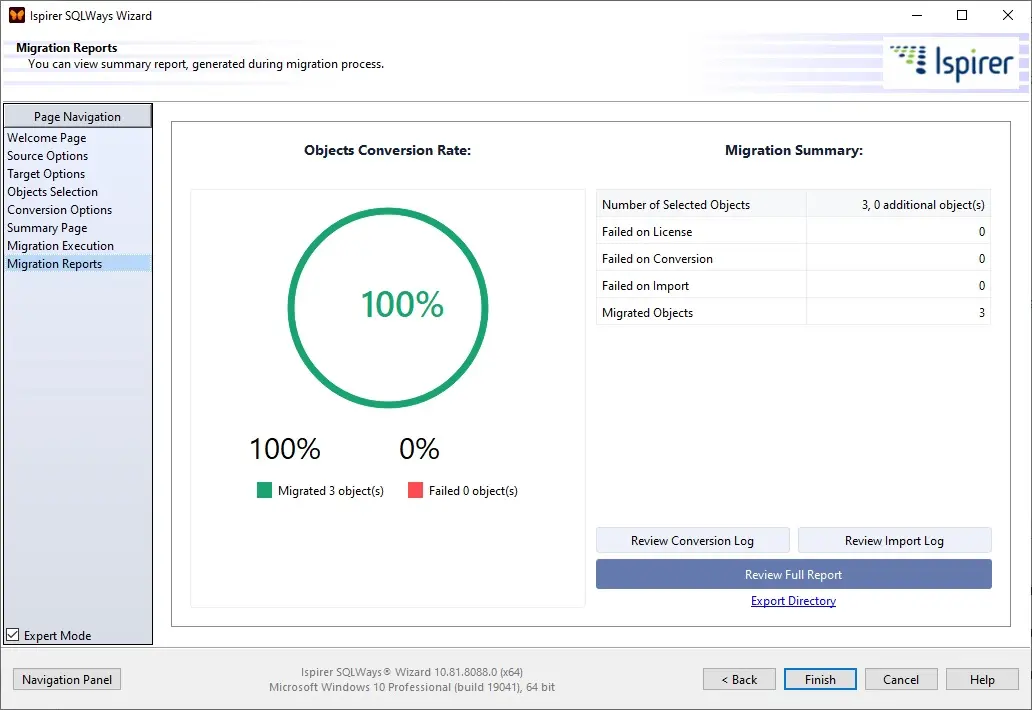 Migration reports