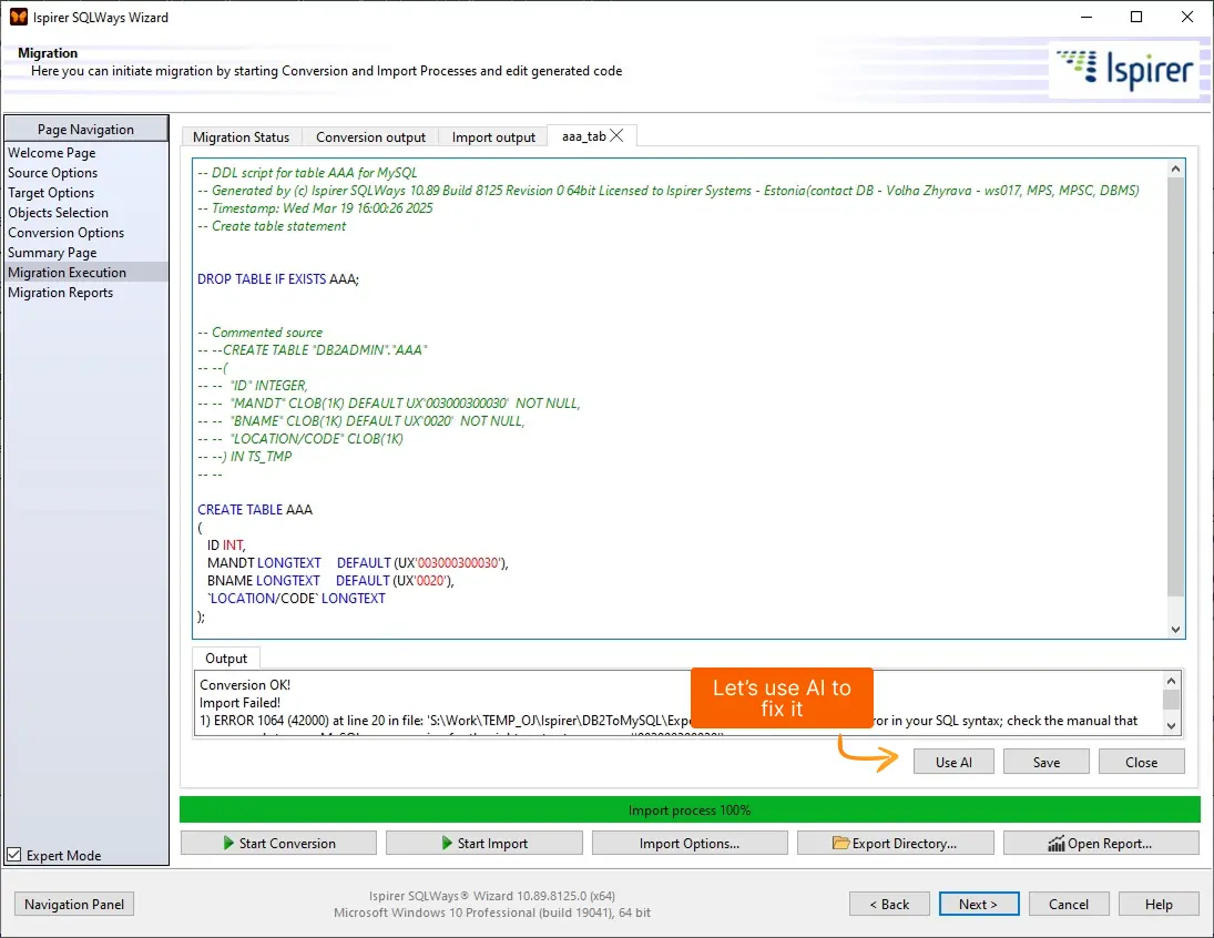 SQLWays Migration3